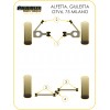 Silentblock Black Series de Powerflex para Alfa Romeo Alfetta, Giulietta, GTV6, 75 (Milano)