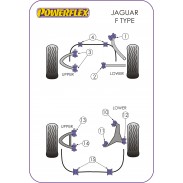 Silentblock de Powerflex para Jaguar (Daimler) F Type (2013 - ...)