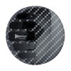 Emblema botón claxon Sparco look fibra de carbono
