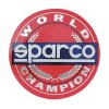 Emblema Sparco World Champion para botón de claxon