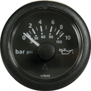 Manómetro de presión de aceite de diámetro 52 mm