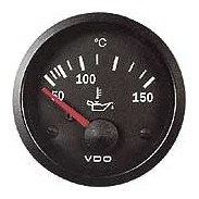 Reloj de temperatura de aceite de diámetro 52 mm